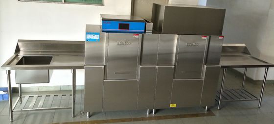 China máquina de lavaplatos comercial 0.2kw, tipo peso del estante del lavaplatos 380Kg proveedor