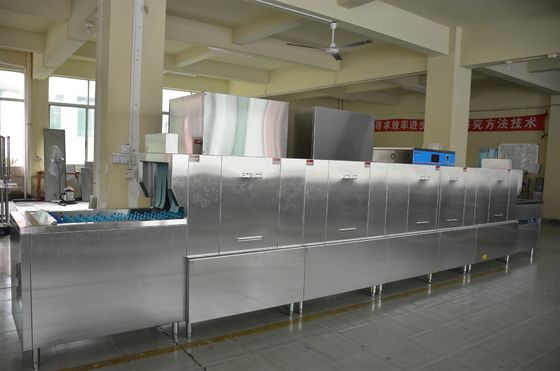 China Máquina de lavaplatos comercial de la cocina central 44KW/80KW ECO-L700P3H2 proveedor