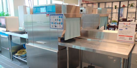 China Alto lavaplatos del transportador del estante del efecto limpiador con la boca de bloqueo anti proveedor