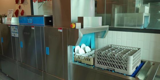 China Máquina comercial compacta del plato, lavaplatos reservado del grado del restaurante proveedor